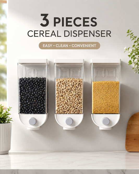 3 Pieces Cereal Dispenser